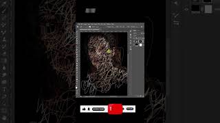 Scribble Art - #Short Photoshop Tutorial | Tripti Dimri | Artisa 23