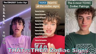 THAT vs THEM Zodiac Signs TikTok Videos 2024 |That vs Them Zodiac Signs Compilations