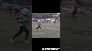 Deep Pass For The Touchdown! 🏈🔥 #littleleaguefootball #wildcats #football #shorts #2024 #texas