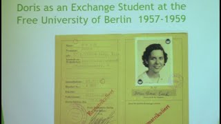 Doris as Exchange Student, Free University of Berlin,1957   1959