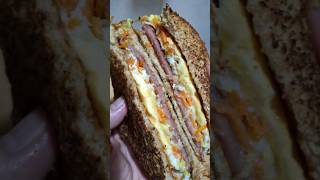 toasted ham and egg veggie sandwich #healthysandwichrecipe #sallyskitchensandwich