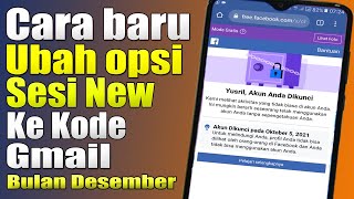 CARA CEPAT MENGATASI FB TERKUNCI SESI BARU