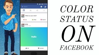 How To Post Color Status on Facebook