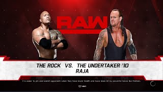 WWE2K22 ROCK VS UNDERTAKER MATCH GAME ON PS4 #wwe #gaming #wwe2k22 #gameplay #games