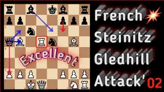 French, Steinitz, Gledhill Attack #2 | Amazing Checkmate | Blitz Game | Chess Trap | ft. Vijay Joshi