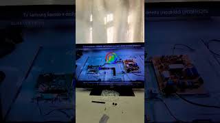 Tv Samsung ligando e desligando #lcd #samsung