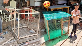 How To Make Pigeon Breeding Cage 🏠 || मात्र 500 रू में बनाए कबूतर का घर || Birds Companion