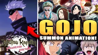 MY FIRST EVER GOJO SUMMON ANIMATION!!!!! OMG GLOBAL WILL LOVE THIS! (Jujutsu Kaisen Phantom Parade)