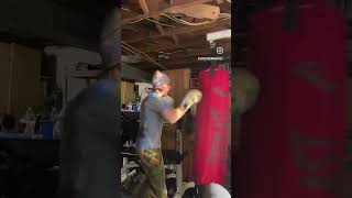 Jab work on heavy bag