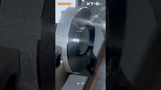 CNC Lathe Cutting Demo Rough, Tap, Milling, Takamaz XT-8M #cnc #cutting #takamaz