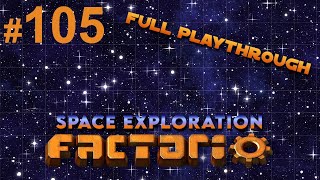 Part 105, where we scale up Power and Holmium ! [Factorio Space Exploration Playthrough]