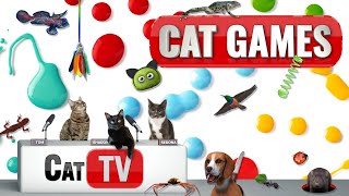 CAT Games | Ultimate Cat TV Compilation Vol 66 | 2 ЧАСА 🐝🐞🦋🦎🦜🐜🐭🧵