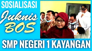 Sosialisasi Juknis Bos SD-SMP di Gedung SMP Negeri 1 Kayangan @EHE Electro