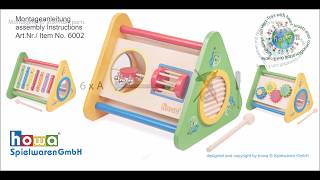 howa ® Montageanleitung Baby Musik Box, Art.Nr.6002 assembly instruction baby musicbox, Item No 6002