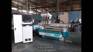 Furniture Making Machine 1325 ATC CNC Router with 4 spindles