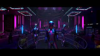 Starfield 4K - Mod -  Cyberpunk Music Club for Astral Lounge - Neon City -