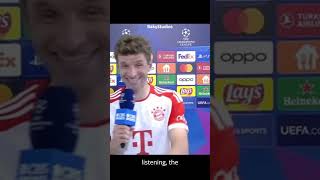 Tchouameni crashes Muller’s post match interview 😂