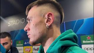 14.02.2024 Lazio-Bayern Monaco Patric mixed zone