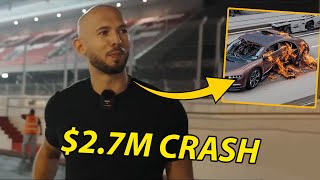 Andrew Tate CRASHES New $2.7M Supercar