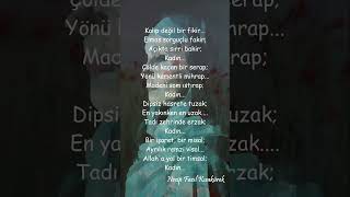 Necip Fazıl Kısakürek - Kadın #necipfazılkısakürek  #seslikitapsiir #edebiyat #şair