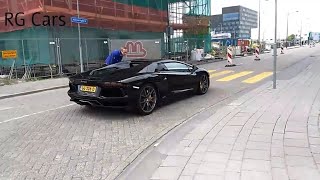 sportscars arriving at cars and coffee Rotterdam