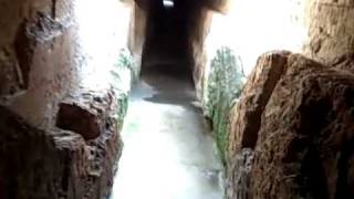 Inside Pont du Gard - 2000 year old Roman Aqueduct - France