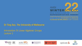 Lecture 3 - Introduction To Linear Algebraic Groups