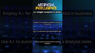 A.I. Insight: Analytics in Action