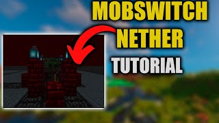 MOBSWITCH NETHER- TUTORIAL FACIL Y SIEMPRE ACTIVO POR TODO EL NETHER