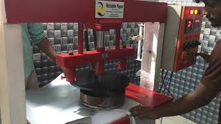 Fully auto hydraulic paper plate making machine with buy back -Reliable paper