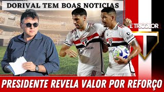 PRESIDENTE DE CLUBE REVELA VALOR PARA LIBERAR REFORÇO PARA O SPFC EM 2023! ATAQUE SEM RESTRIÇÕES