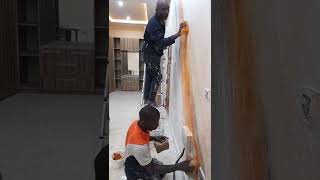 Making of Istinto wall design.#painting #walldecoration#wall #walldecorationideas #paintingtutorial