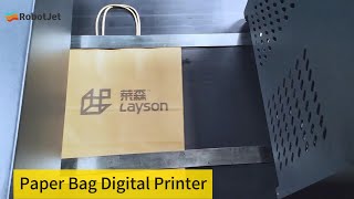 single pass digital inkjet printer on corugated box and kraft paper bags