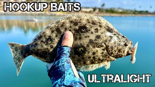 ULTRALIGHT FISHING | HALIBUT, Sand BASS, Spotted Bay BASS | Carlsbad LAGOON