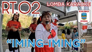 HEBOH 🤣 POWERFULL 🤪 Cover Lagu "IMING-IMING" Dari Perwakilan R.02/RW.01 - Lomba Karaoke HUT-RI Ke-79