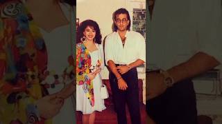 Sanjay dutt 💞Madhuri Dixit unseen moments together #shorts #love #status