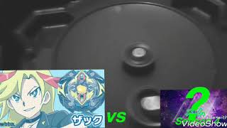 (AGPP+ 101 Suscribers) Beyblade Burst App Battle Zeutron Z2 I.W vs Orpheus O2 A.D