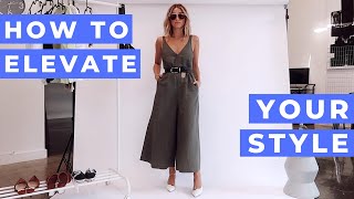 How to Elevate your Style | Casual Summer Outfits + Fashion Hacks