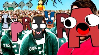 Who will win? Alphabet Lore Plays the Squid Game FNF in Real Life |  FNF be Like