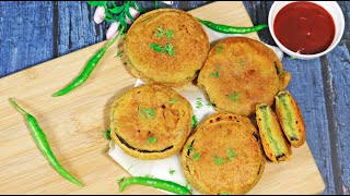 Street Style Stuffed Brinjal Pakoda | Street Style Stuffed Brinjal Bajji | #shorts