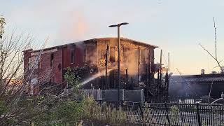 Fire Near Downtown Kalamazoo 9-3-2024