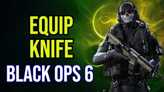 How to Use a Knife in COD BO6 Black Ops 6, PC, PS4, PS5, Xbox One, Xbox Series S/X, Trick