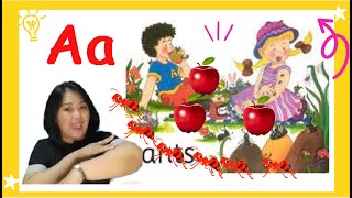 /Aa/ SOUND , ACTION  AND SONG|| JOLLY PHONICS  #phase1 #msesterscorner #kids #jollyphonicsfun