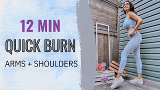 12 min Seated Arms + Shoulders | QUICK BURN 🔥