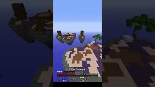 This was one of my smoothest gameplays in minecraft fireball fight #minecraft #shorts