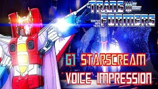 Transformers G1 Starscream Voice Impression