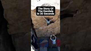 The Story Of "The HONDALA V11" in 30-Seconds   #shorts #bouldering #climbing #rockclimbing