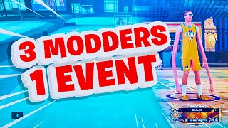 3 MODDERS..1 EVENT.. NBA 2K21 BASKETBALL GODZ TAKEOVER??