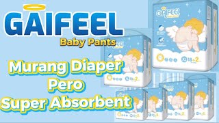 GAIFEEL BABY PANTS DIAPER REVIEW | #diaperreview #Murangdiaper #absorbent  #MarleneGabriel