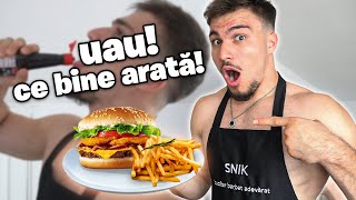 Am făcut Burger ca un bucătar barbat adevărat